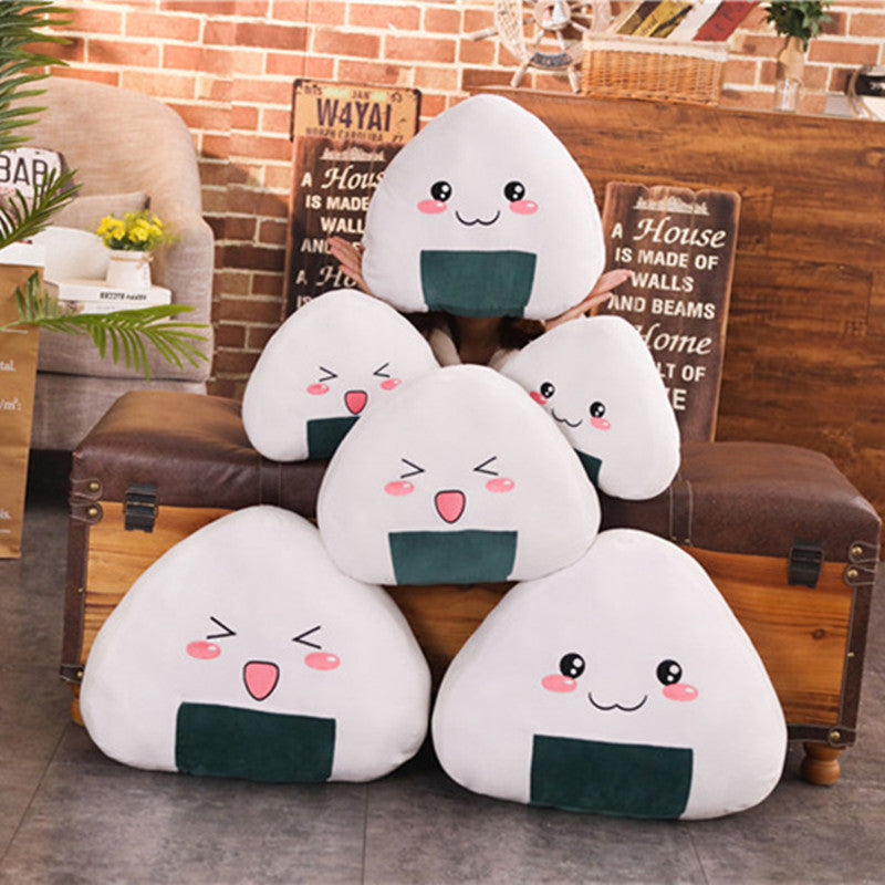 Cartoon Anime Rice Ball Plush Toy Plush Doll Large Sleeping Pillow Ragdoll